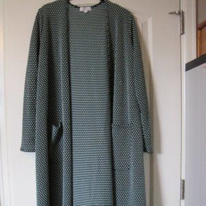 Lularoe Mermaid Sarah Duster Cardigan